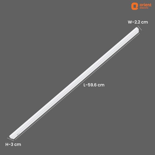 Image of Orient Electric 10W Grace Pro LED Batten | Up to 4 kV Surge Protection | 1000 lumens| LED Tubelight for Home| Sleek & Stylish Design| 6500K, Cool White| Pack of 1