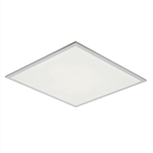 TEKLED LED Ceiling Panel Lights | Energy Saving 38W 600x600 Recessed Suspended Backlit Light | 3800LM 4000K Cool White | for Kitchen Commercial Office Store Restaurant | 4000K-600x600