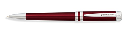 Franklin Covey Freemont Vineyard Red Lacquer w/Chrome Appointments Ballpoint Pen