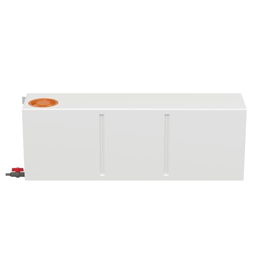 Image of TORVA 20 Gallon Fresh Water Tank, Non-Standard Wheel Well RV Water Tank for Drinking and Water Holding, BPA Free Portable Water Storage for Camping(47'' x 16'' x 11'')