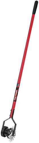 Dual Wheel Rotary Edger Review: What You Didn't Know About These Tools 4 Truper 35195 Rotary Lawn Edger with Dual Wheel - Fiberglass Handle with Non Slip Grip, 48 Inch