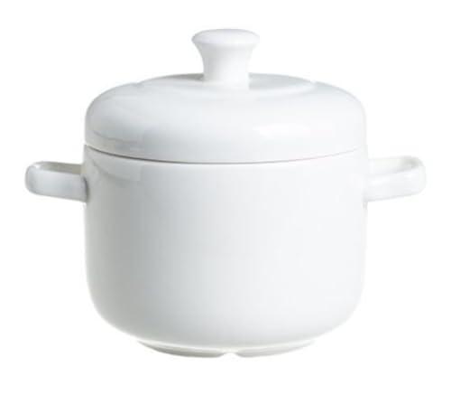 Livmorx 器 皿 お皿 陶器 旅館 和食器 飲食店 おしゃれ 業務用 調理用品 蒸し碗 セラミック製の卵蒸し用ボウル 茶碗蒸し ふた付き ボウル 白磁 食器 キッチン用品 スープ碗 電子レンジ対応 蒸碗 食事用 大容量 茶碗 うつわ (S 380ML
