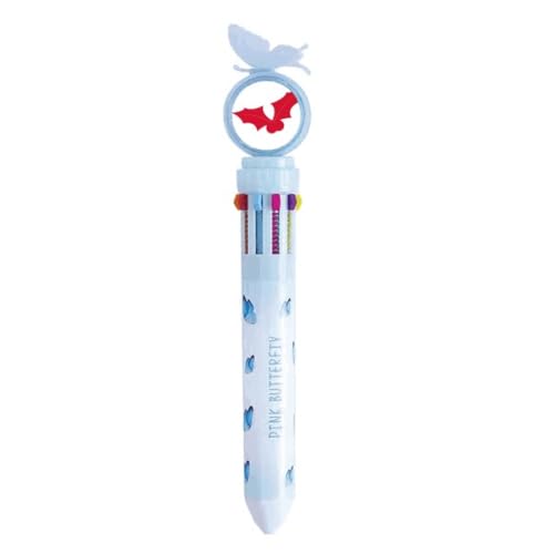 Stylo à bille rétractable multicolore idéal pour organiser vos cours et vos fiches
