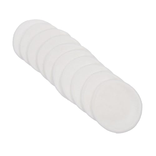 FONDOTIN 10 Piezas Almohadillas Algodón Reutilizables para Desmaquillar Facial Suaves y Absorbentes Paños de Limpieza Portátiles para Cuidado de Sensible