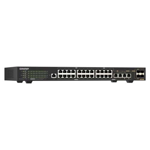 Image of QNAP QSW-M2130P-2C2S26T 30-Port L2 Managed Switch | 90-watt 10GbE PoE++, 45-watt 2.5GbE PoE++