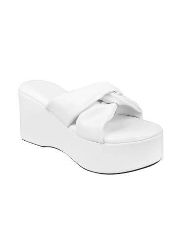 Image of TRYME Casual and Classy Light Weight Comfortable & Trendy Party Platform Heel Sandals for Girls & Women