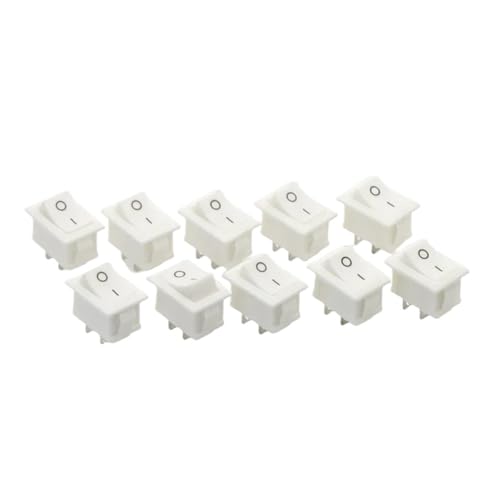 Interruptor de barco KCD1 blanco para restaurar paneles eléctricos y luces