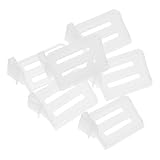 PRETYZOOM 6個 可能な透明冷蔵庫仕切り点 収納効率化素材製 冷凍庫対応引き出しオーガナイザー 簡単設置で調味料や飲料整理に