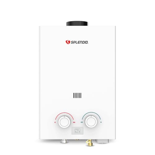 Catálogo de Boiler Gas Natural Top 10. 38 Splendid Calentador de agua instantáneo 6 L/Min Gas Natural 1 Servicio