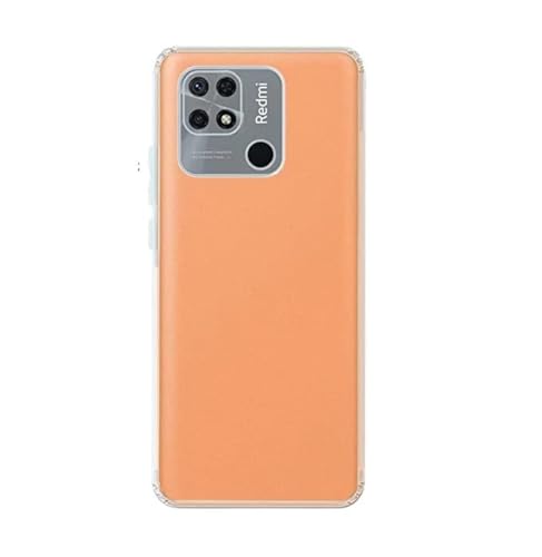 Image of COVERBLACK Rubber Back Cover for Mi REDMI 10 / 10C - Transparent