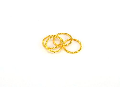 Panchaloha Toe Ring for Thin & Delicate Twisted Rings