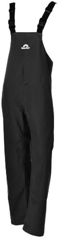 950041-TBK-MED StormShield Double Knee Waterproof GORE-TEX Bib Overall with Snap Fly and Ankle Snaps, Medium, Black
