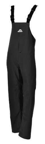 950041-TBK-MED StormShield Double Knee Waterproof GORE-TEX Bib Overall with Snap Fly and Ankle Snaps, Medium, Black