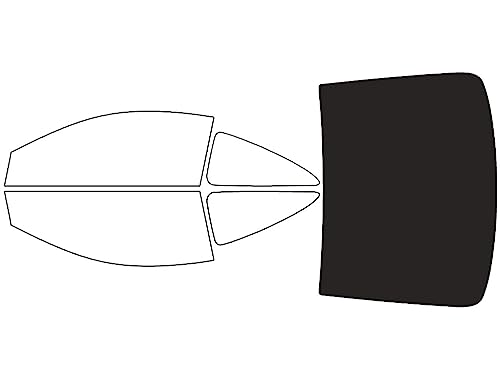 Rvinyl Window Tint Kit Compatible with Honda Accord 2003-2007 (Coupe) - Rear Windshield Precut Kit - 20%