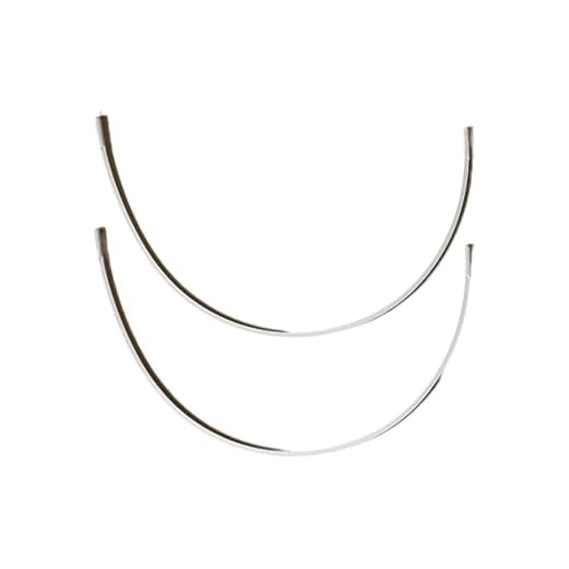 Prym 991,805 BH-Bügel, Steel, Weiss, C95-Größe, 2 Count 4 Telliswelt BH Bügel Ersatzbügel für Verschiedene Größen Metall ummantelt, Größe Bügel:3680150-5-15x24.6