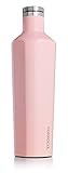 74 cl Corkcicle Classic Botella isotérmica, Acero Inoxidable, Gloss Rose Quartz, 74 cl