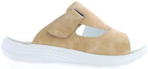 Propét Women's TravelActiv Sedona Sandals, Oyster, 6.5 XX-Wide US | Image 1