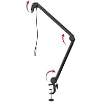 Gator Frameworks Soporte de micrófono Deluxe para podcasts y