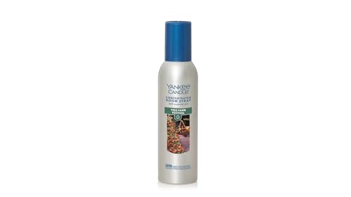Yankee Candle Concentrated Air Freshener Room Spray Odor Eliminator for Home Bathroom Tree Farm Festival 15 Oz Pack of 1