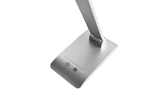 Lampe de bureau LED Alco-Albert 924-28 argent 7W pliable