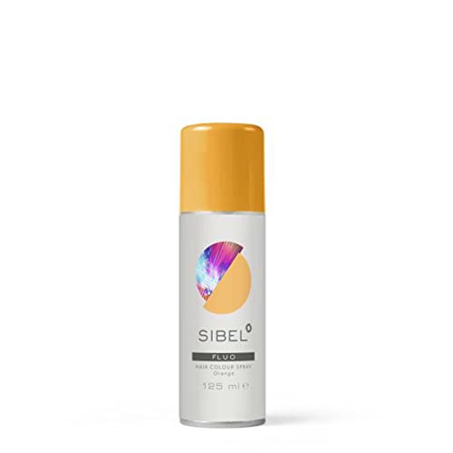 Sibel Fluorescent Hair Colour Spray, Orange, 0.174989 kg,125ml,Orange