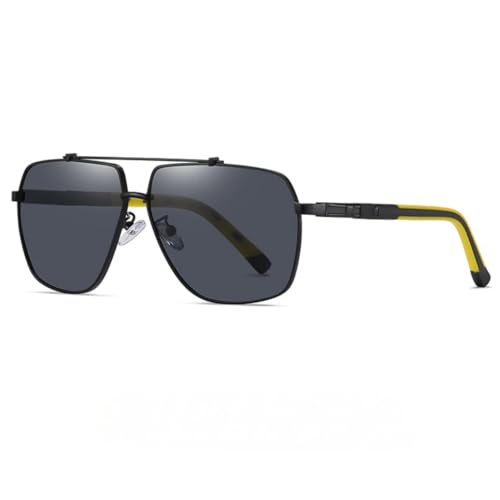 Monture de lunettes de soleil polarisées hommes UV protection solaire et confort visuel
