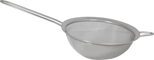 wenco Küchensieb- Durchmesser: 20 cm, aus rostfreiem Edelstahl, feines Gourmet-Sieb, langlebig und...