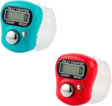 Counter for Chanting MantraTally Counter | 5-Digit Finger Ring with LCD Display & Reset Button | Handheld Counter for Meditation, Jap, Sports Use (2 Qty, Multicolor) |-image-27