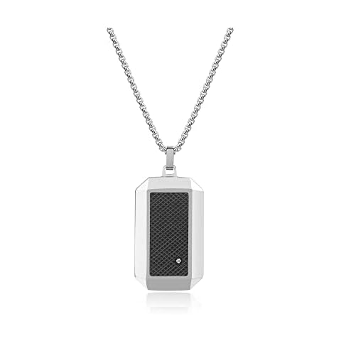 GAVU Simple Rectangle Stainless Steel Necklace 60cm Cover