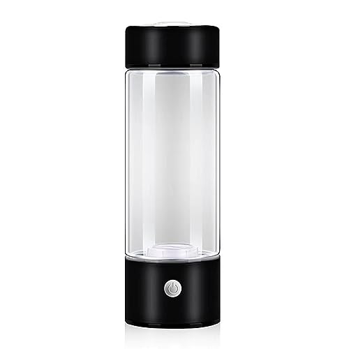 Generador Agua hidrógeno, generador Agua hidrógeno Botella, máquina ionizadora Agua hidrógeno, generador Agua hidrógeno portátil, Contenido hidrógeno 800 a 1000 PPB, Vidrio borosilicato Alto