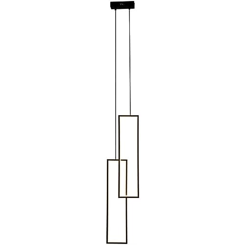 Lámpara colgante de altura ajustable en hierro de 60cm para barra de bar y salón