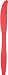 Creative Converting 010146 24 Count Touch of Color Plastic Knives, Coral
