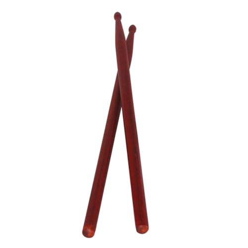 Baquetas de madera Zerodeko para batería, cuerpo redondo y suave, livianas, con mango antideslizante para práctica y actuación miniatura 6