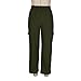 Sinzelimin Women's Corduroy Pants Fashion Solid Color Loose Comfy Wide Leg Sweatpant Lace up Elastic Waist Jogger Trouser Green XX-Large