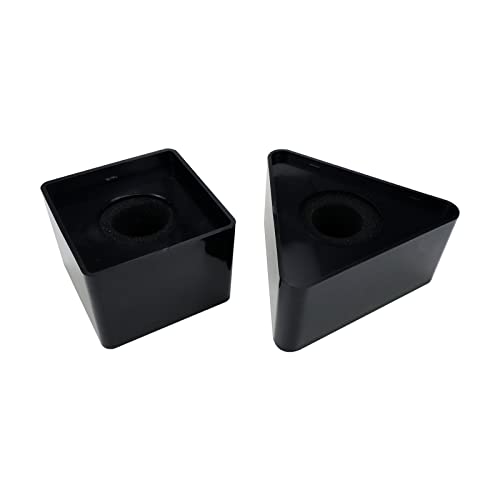 Tsnamay Square and Triangle Microphone Stand, Black, 2Pcs by Tsnamay - Image 3