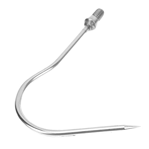 Screw in Hook Stainless Steel 8mm Threaded Ceiling Hanging Hook Metal Hardware Accessories for Home Garden Office Wear