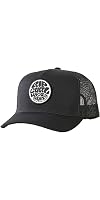 Rip Curl Unisex Wetsuit Icon Trucker Hat, Black, One Size