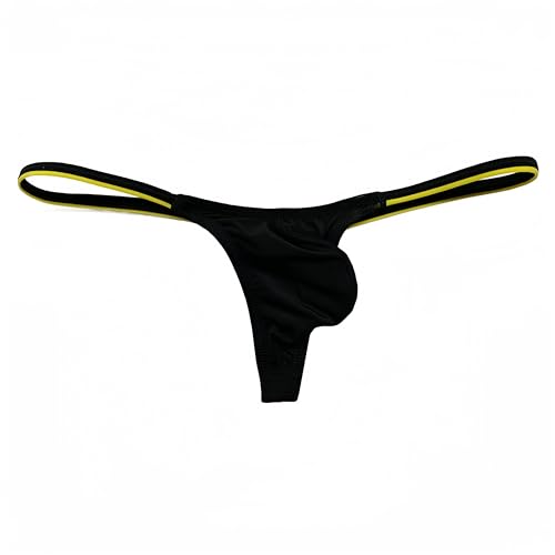 Men's Low-Rise Gstring Trendy Silk Touch Thong Elastic Comfort, Sexy Bikini Design3