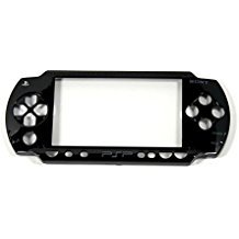 For PSP 1001 PSP 1000 Black Faceplate Front Cover Case Replacement Shell For PSP 1001 PSP 1000 Black Faceplate Front Cover Case Replacement Shell
