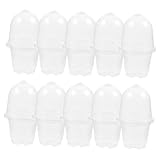 Petits pots de fleurs en plastique - matériau en plastique permet au pot de plantation avec couvercle de résister à d'usure et de ne pas se déchirer facilement, prolongeant sa durée de vie, pot de fleurs en plastique