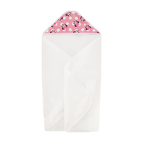 Serviette à capuche Minnie Mouse Disney lot de 2 capes de bain Happy Dots - 4