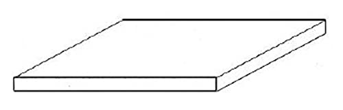 EverGreen 9116 Polystyrene Sheet Game 200 x 530 x 1.50 mm Pack of 2 Black