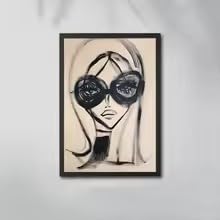 Art minimaliste moderne MAIMANG pour habiller un mur vide de chambre