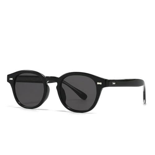 Lunettes de soleil style punk rétro contre l'éblouissement femme ronde UV400