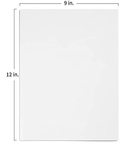 Minomag Dry Erase Board Magnetic Sheets (Pack Of 5) | Flexible Whiteboard With Refrigerator Magnet Backing, 9” X 12” #TOP5
