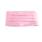 Material: poliéster GANFANREN Hombre Classic Cummerbund Satin Elástico Bellyband Cummerbund para la Boda Formal de la Cena de la Cena de la Copa de la Cintura (Color : D)