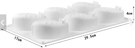 Miniatura 3 de Jabón de silicona en forma de hoja de 6 cavidades