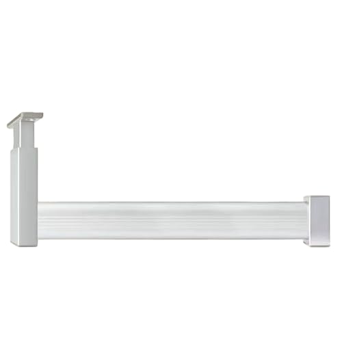 Tringle de penderie en métal argent de 75 cm, rail de suspension de placard