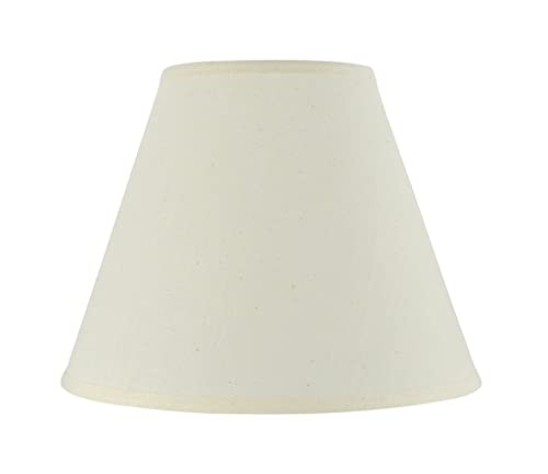 Aspen Creative 32287A, Transitional Hardback Empire Shaped Spider Construction Lamp Shade in Beige, 14" wide (7" x 14" x 11")