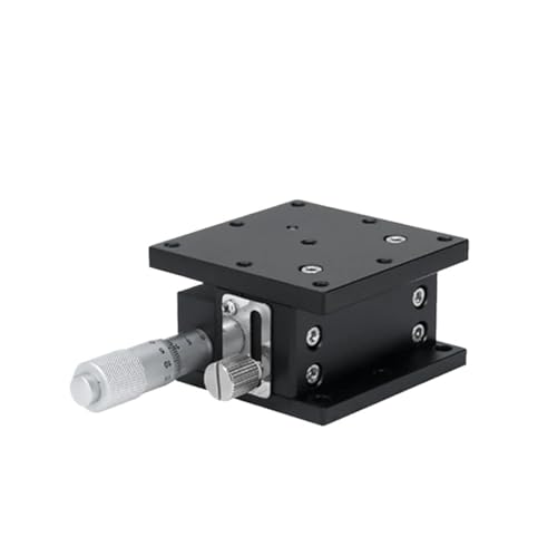 Mesa elevadora de desplazamiento óptico con eje Z de 40x40 mm y control manual